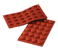 Silikomart Pomponettes 24-Cavity Non-Stick Silicone Baking Mold