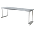 Thumbnail image #1 for Klinger's Trading 72-Inch Table-Mount Single-Tier Overshelf, Heavy-Duty 18/430 Stainless Steel