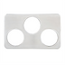Thumbnail image #1 for Winco Stainless Steel Steam Table Adapter Plate with Three 6-3/8-Inch Round Cutouts