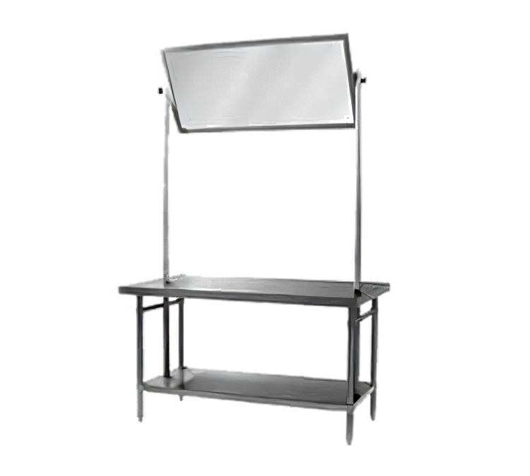 Product image #1 for Spec-Master DT3660SE Demo Table, 60"W x 36"D, with Tilting Acrylic Mirror