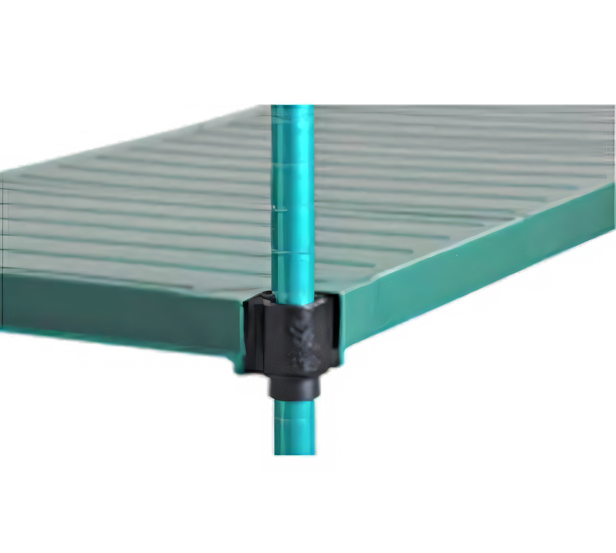 Product image #1 for QuadPlus Solid Polymer Shelf Mat with Wire Quad-Adjust Frame, 60 x 24 Inches, Green
