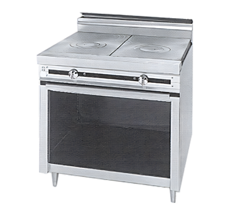 Product image #1 for Titan Heavy Duty 18" Gas French Hot Top Range with Cabinet Base