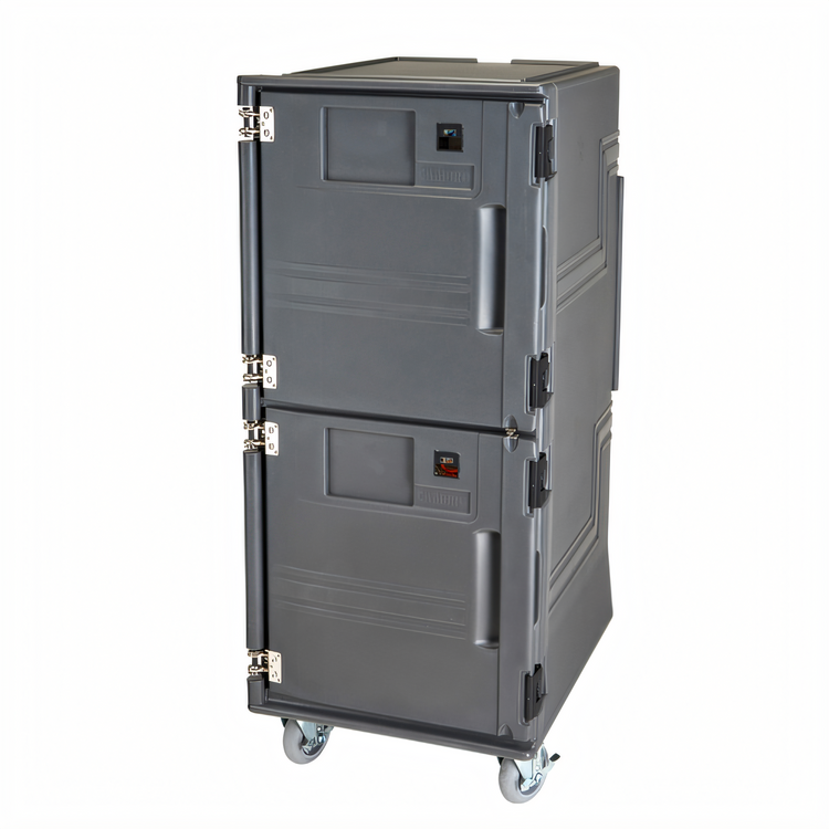 Product image #1 for Cambro Pro Cart Ultra Security Package Insulated Electric Front-Loading Hot Food Pan Carrier with Universal Rails