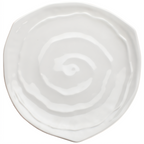 Thumbnail image #1 for Winco Ardesia WDM007-201 9-Inch White Triangular Melamine Plate