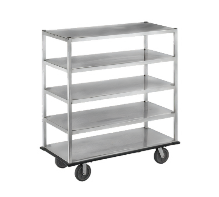 Product image #1 for Channel Manufacturing Queen Mary Aluminum Banquet / Utility Cart, 6 Shelves, 62 x 28 x 66 Inches