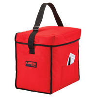 Cambro GoBag Small Top Loading Insulated Delivery Bag, Red, 13 x 9 x 13 Inches