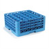 Thumbnail image #1 for OptiClean NeWave Full-Size 30-Compartment Dishwasher Glass Rack with 3 Extenders, Blue