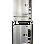 Thumbnail image #1 for Cleveland Range SteamChef (2) 22CCGT66 Double-Stacked 2-Compartment Gas Countertop Steamer, Connectionless, 6 Full-Size Pans/Compartment