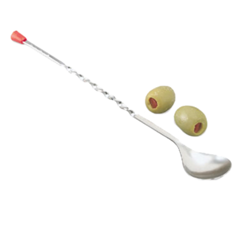 Product image #1 for Vollrath 11-Inch Stainless Steel Bar Spoon with Plastic Tip