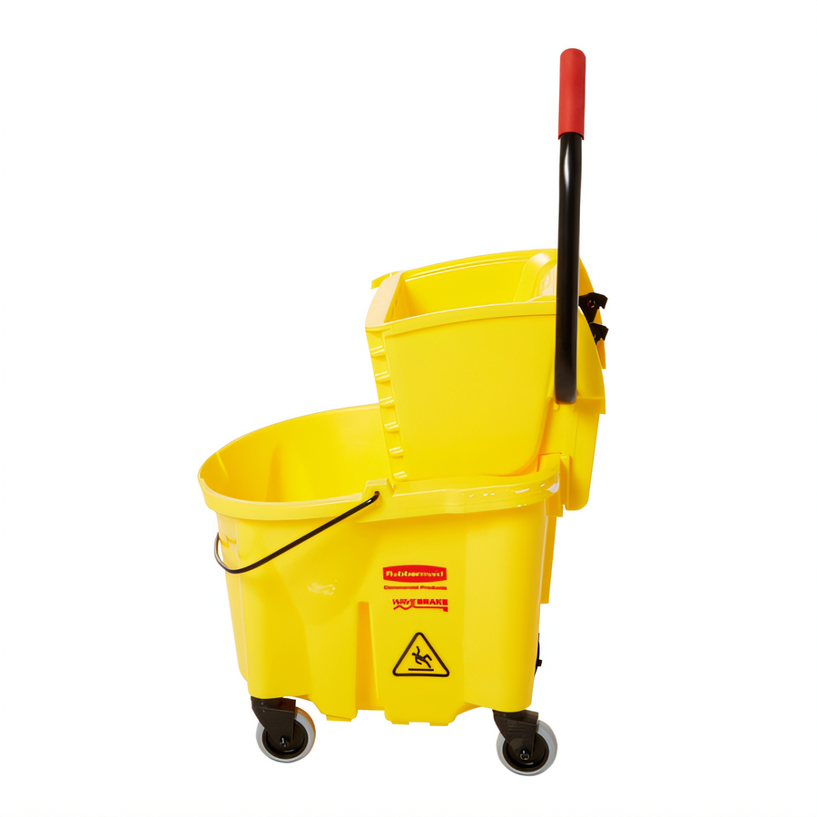 Product image #1 for Rubbermaid Commercial Products FG748000YEL Wavebrake Mop Bucket & Wringer