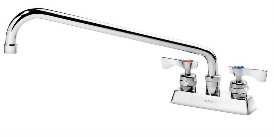 Product image #1 for Krowne Royal Series Low-Lead 4-Inch Center Deck Mount Faucet with 14-Inch Swing Spout