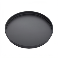 American Metalcraft EZ-Release 14-Inch Round Straight-Sided Self-Stacking Aluminum Deep-Dish Pizza Pan