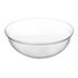 Thumbnail image #1 for Carlisle 15 Qt Clear Acrylic Round Pebbled Salad Bowl