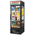 Thumbnail image #1 for True 1-Section Glass End Merchandiser Refrigerator with Hinged Door, Black