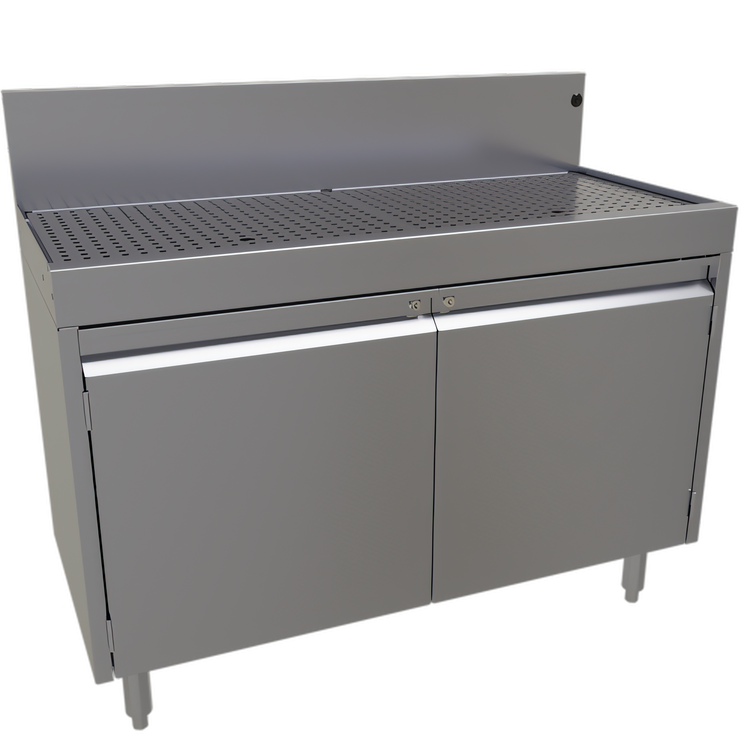 Product image #1 for Underbar Drainboard Cabinet Base with Hinged Doors, 42 Inch W x 24 Inch D