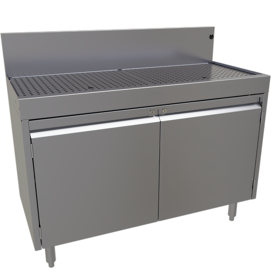 Product image #1 for Underbar Drainboard Cabinet Base with Hinged Doors, 42 Inch W x 24 Inch D