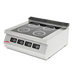 Thumbnail image #1 for BakeMax 4-Burner Commercial Induction Cooktop, Stainless Steel, 208V