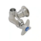 Thumbnail image #1 for T&S Brass S-0210-LN Pantry Faucet, single hole single temperature wall mount faucet with swivel outlet (less nozzle), compression cartridge with