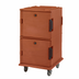 Thumbnail image #1 for Cambro Ultra Camcart Double-Compartment Front-Loading Insulated Food Pan Carrier with Security Package, 120 Qt. Per Compartment, Brick Red