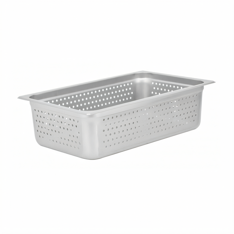 Product image #1 for Full-Size Perforated Stainless Steel Steam Table Pan, 6-Inch Deep