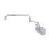 Thumbnail image #1 for OptiFlow Heavy Duty Solid Body Splash-Mounted Commercial Faucet, 4-Inch Centers, 18-Inch Double-Jointed Swing Spout