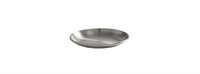 American Metalcraft 4-Inch Round Stainless Steel Plate with Satin Finish