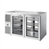 Thumbnail image #1 for 60-Inch Pass-Thru Two-Section Back Bar Cooler with 4 Locking Glass Doors