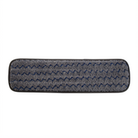 Rubbermaid Commercial Pulse Executive Multi-Purpose Microfiber Wet Flat Mop Head, 21 Inch, Single-Sided