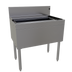 Thumbnail image #1 for Glastender 30-Inch Underbar Stainless Steel Combo Ice Bin/Cocktail Unit with Right 3-Bottle Storage and 10-Circuit Cold Plate