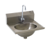 Thumbnail image #1 for Eagle Group Wall-Mounted Hand Sink with Battery-Powered Electronic Eye Gooseneck Faucet, 304 Stainless Steel