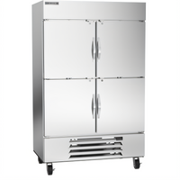 Beverage-Air Horizon Series Two-Section Bottom-Mount Reach-In Freezer with Solid Half Doors, 46.2 Cu. Ft.