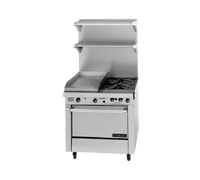 Garland Master Series M42T 34-Inch Modular Gas Range with 2 Open Burners and Griddle