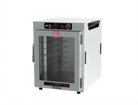 Metro HotBlox Wide 8-Pan Countertop Insulated Holding Cabinet, Clear Door, Analog Controls