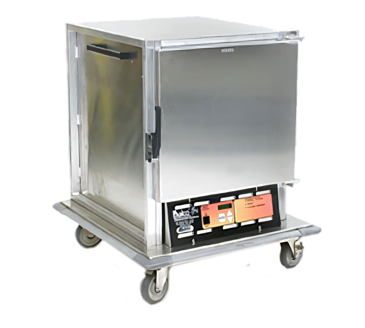 Product image #1 for Panco Half-Size Narrow Heated Holding Cabinet, Insulated Aluminum, Solid Door, Digital Control, 8-Pan Capacity
