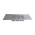 Thumbnail image #1 for Three-Compartment 10 in. x 14 in. Drop-In Sink with Double Drainboards and Lead-Free Faucet