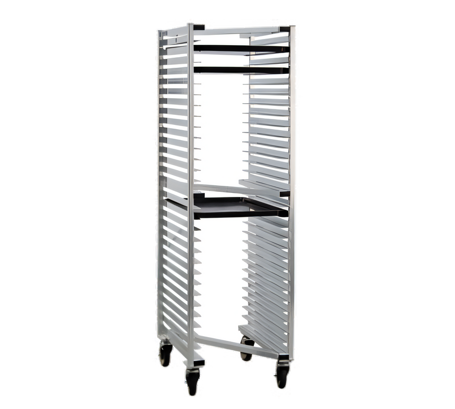 Product image #1 for New Age 30-Pan Mobile Full-Height Z-Type Nesting Sheet Pan Rack for 18 x 26 Inch Pans