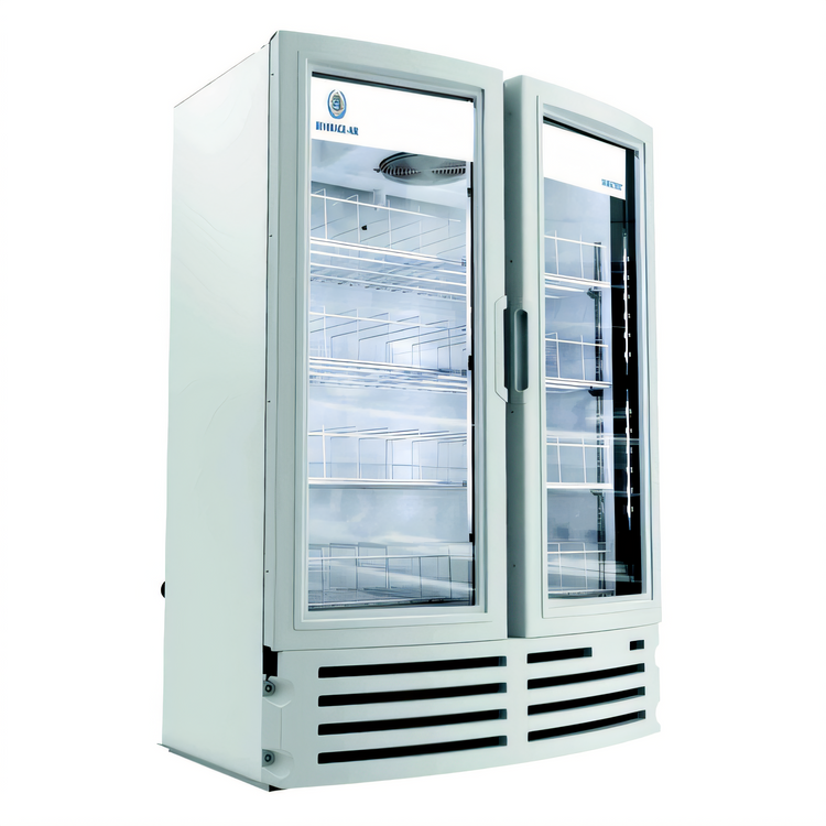 Product image #1 for Beverage-Air Marketeer 16.77 Cu. Ft. White Two-Door Reach-In Glass Door Merchandiser