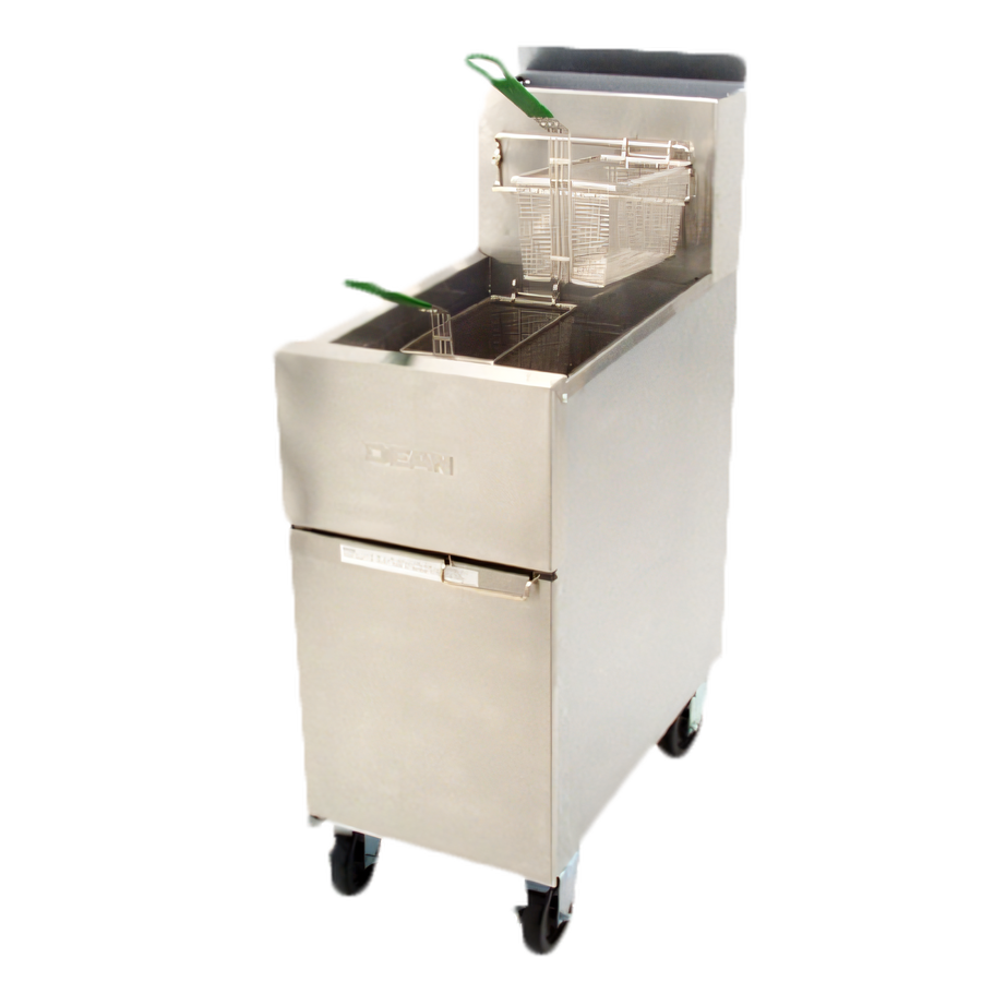 Product image #1 for Dean Super Runner Value Gas Floor Fryer, 50 lb Capacity, Millivolt Controls