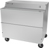 Thumbnail image #1 for 49-Inch Single Access School Milk Cooler Cart, Forced Air, 19.66 Cu. Ft., Stainless Steel