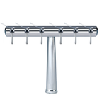 Thumbnail image #1 for Micro Matic USA Havana HAVANA6-C-W 6-Faucet Countertop Air-Cooled Wine Font with Chrome Finish
