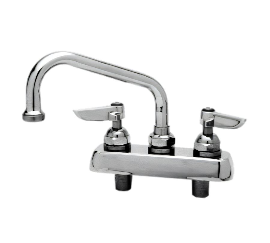 Product image #1 for T&S Brass B-1100-M Deck-Mount Workboard Faucet with 6-Inch Swing Nozzle