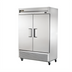 Thumbnail image #1 for True T-49F-HC Two-Section Reach-In Freezer, Self-Contained Bottom-Mount, Stainless Steel Doors, -10°F