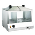 Thumbnail image #1 for Omcan 43215 Countertop Side-by-Side Hot Dog Steamer/Bun Warmer, 200 Hot Dogs and 60 Buns
