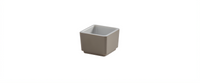 American Metalcraft 2 oz Square Melamine Sauce Cup, Graphite
