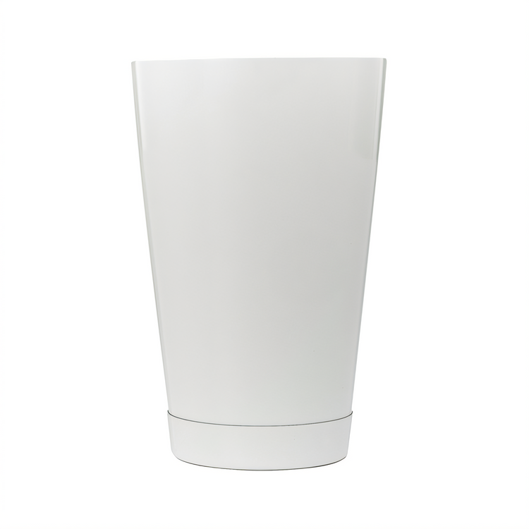 Product image #1 for Barfly 18 oz Stainless Steel Cocktail Shaker with Capped Bottom and White Exterior