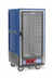 Thumbnail image #1 for Metro C5 3 Series Mobile 3/4 Height Heated Holding Cabinet with Blue Insulation Armour and Clear Polycarbonate Door