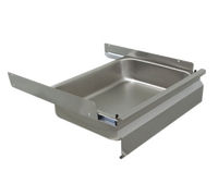 Advance Tabco Deluxe Stainless Steel Work Table Drawer with Slides, 15 x 20 x 5 Inch