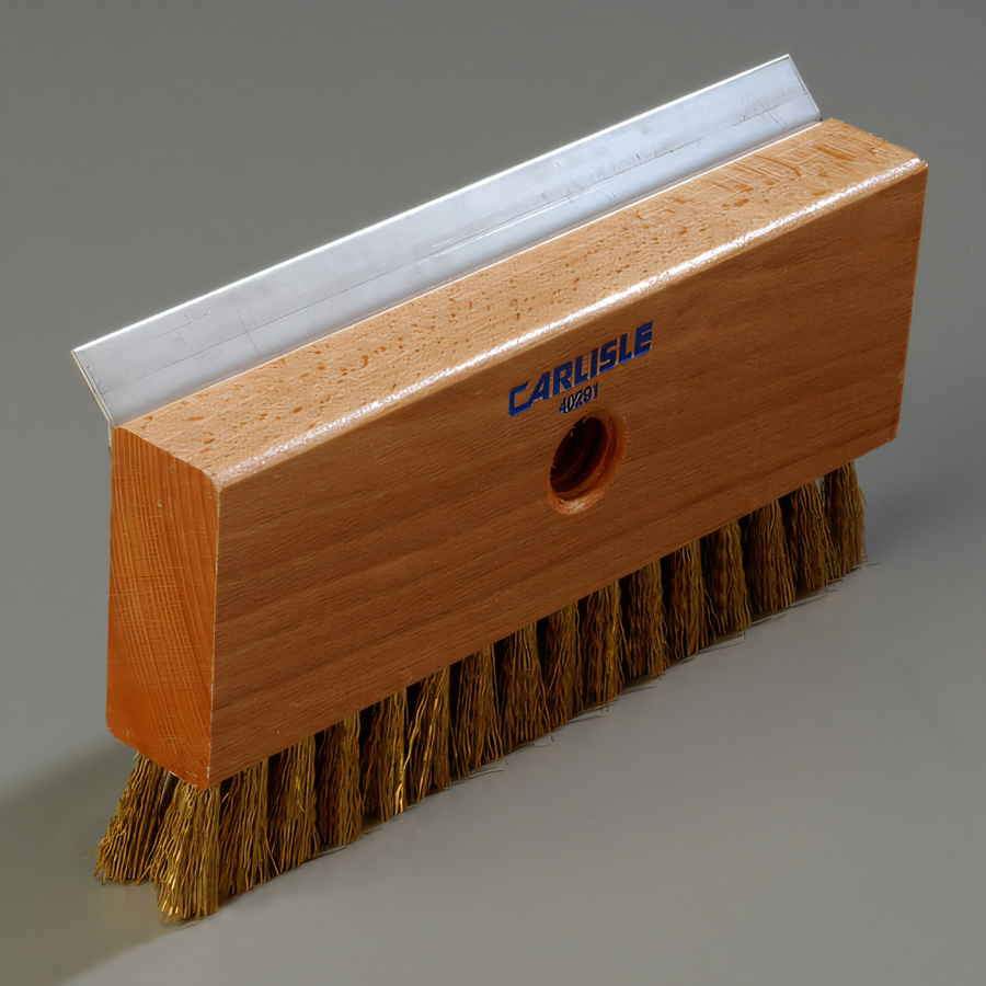 Product image #1 for Sparta Oven Brush & Scraper Head Only, 8-1/2 Inch Long, Brass Bristles