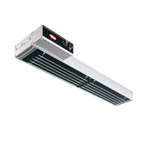 Thumbnail image #1 for Hatco Glo-Ray® GRAIHL-72D6 72-Inch Lighted Dual Infra-Black Strip Heater with 6-Inch Spacer, Aluminum, 240V