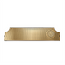 Thumbnail image #1 for 40-Inch Surface-Mount Beverage Drip Tray Trough with Integral Glass Rinser and PVD Brass Screen